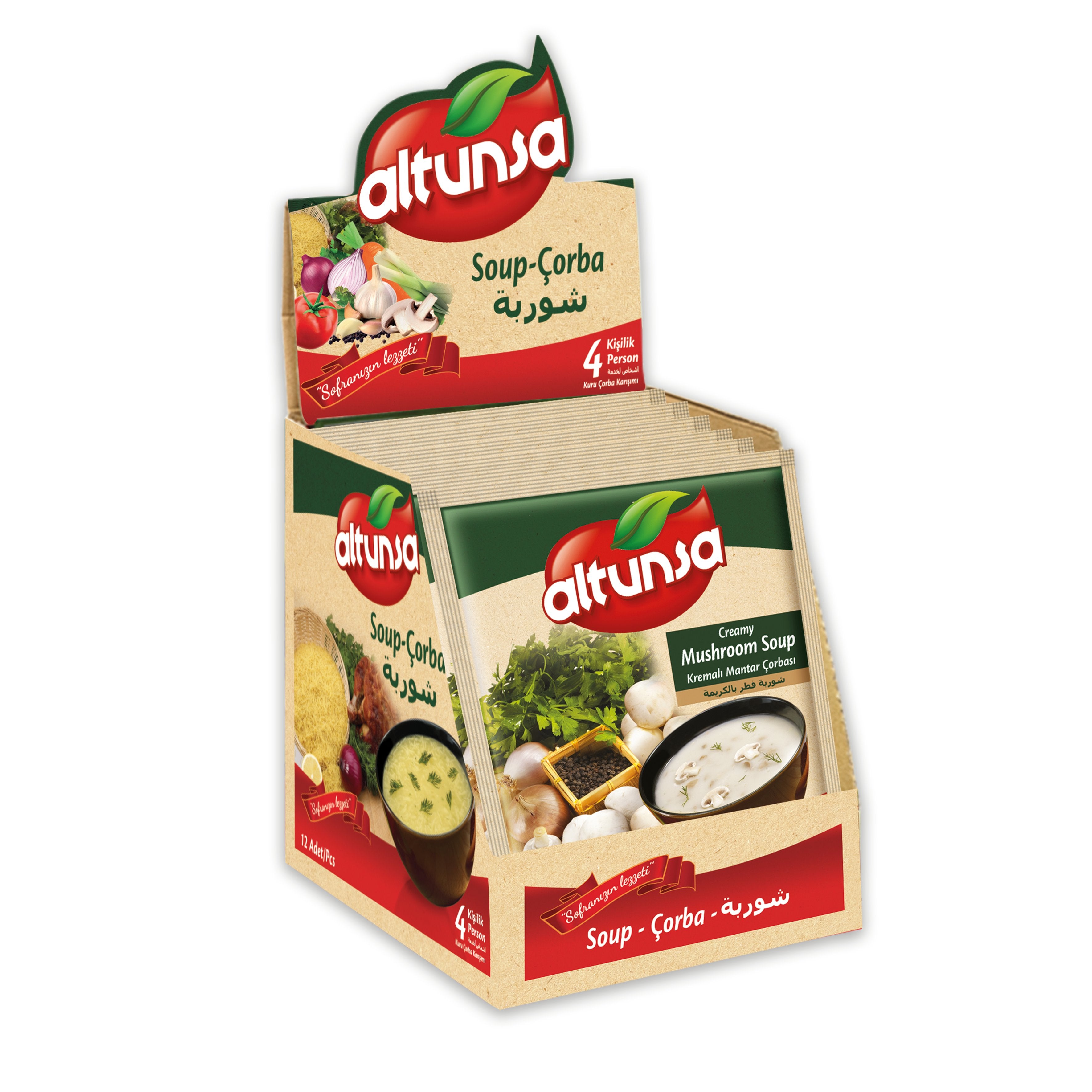 SNABB SOPPA MED KRÄMIG CHAMPINJONER 60G x 12 x 6