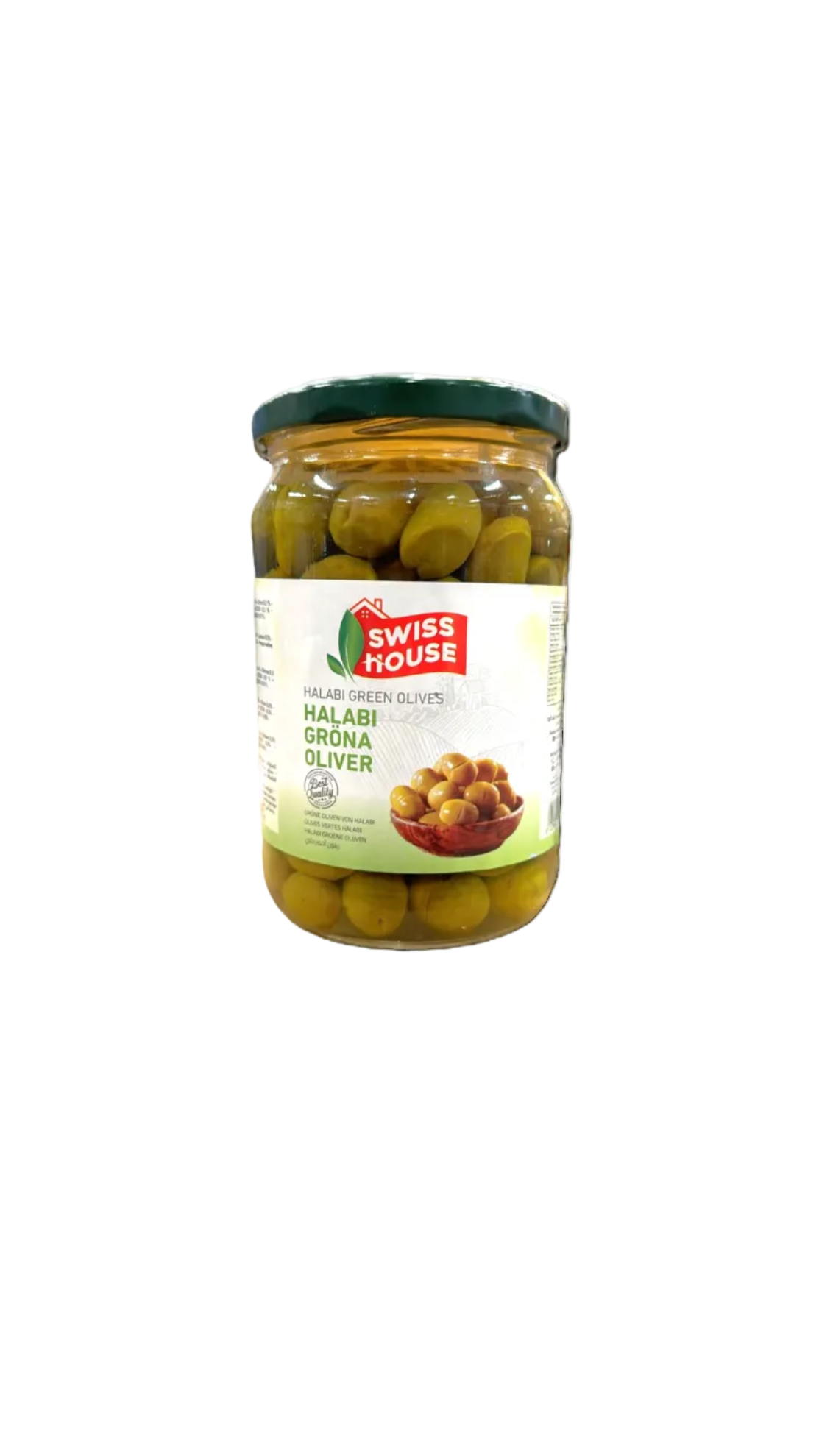 Swiss House Halabi Gröna Oliver 660 G x 12
