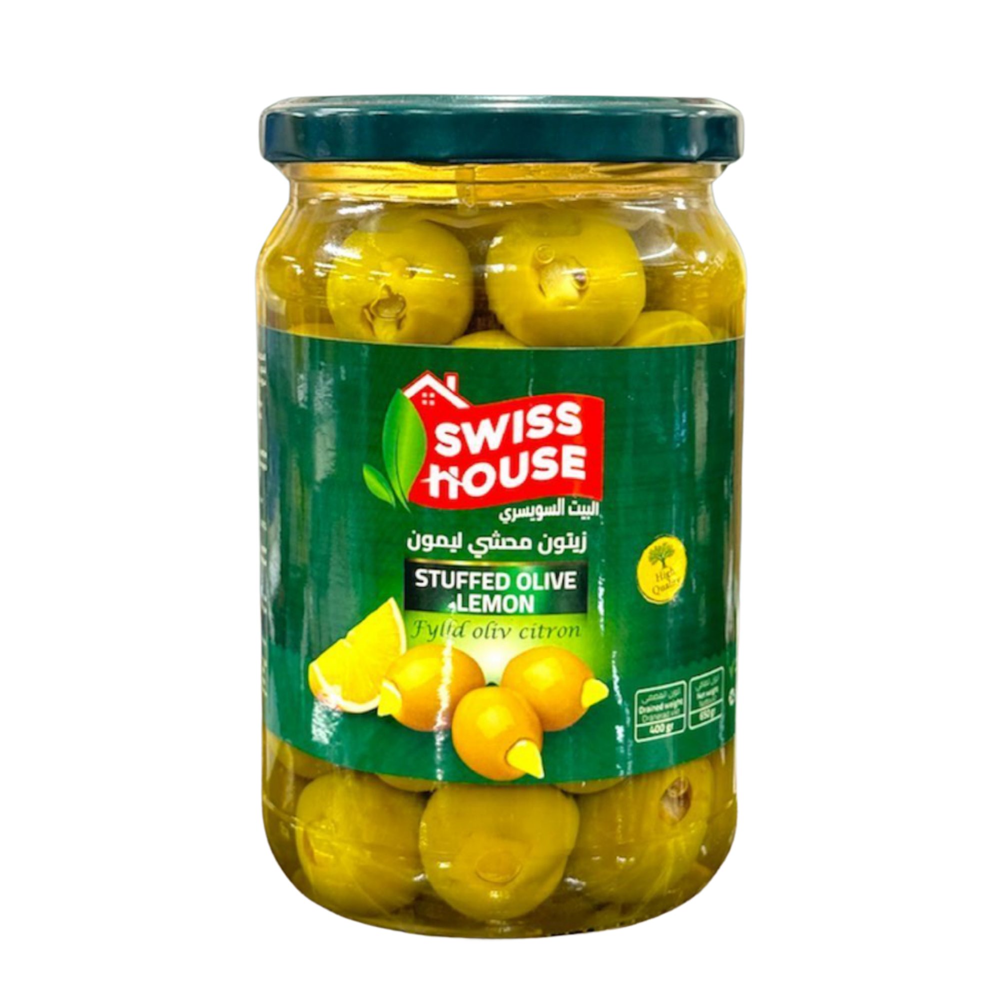 Swiss House Oliver fyllda Med Citron 650g x 12