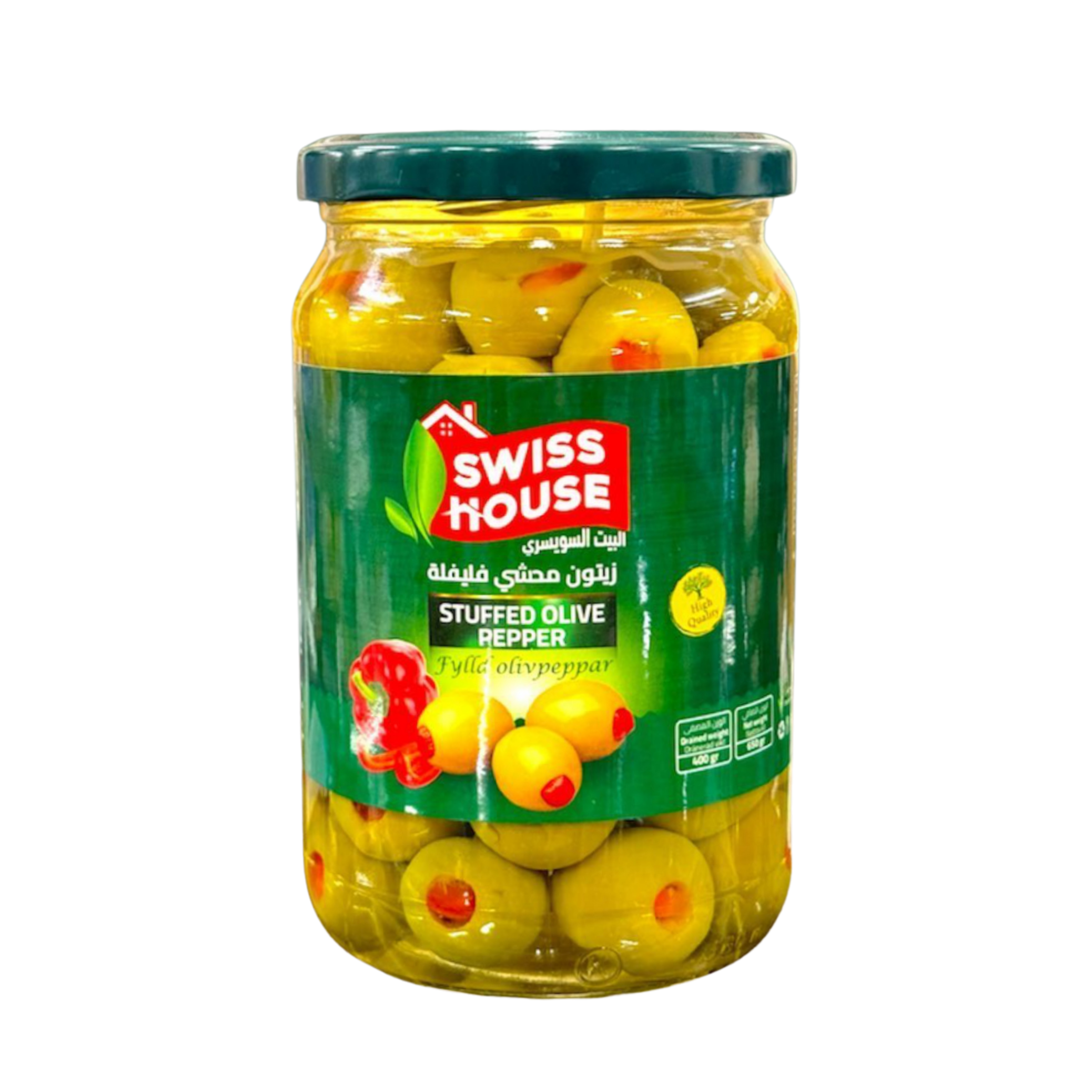 Swiss House Oliver fyllda Med Paprika 650g x 12