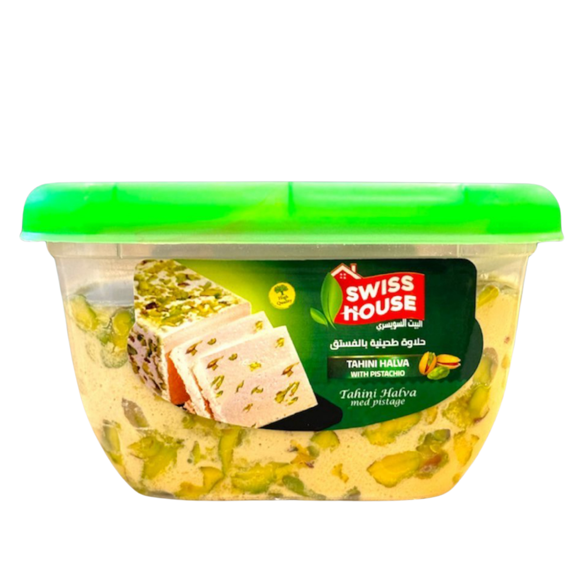 Swiss House Tahini Halva Med Pistage 400g x 12