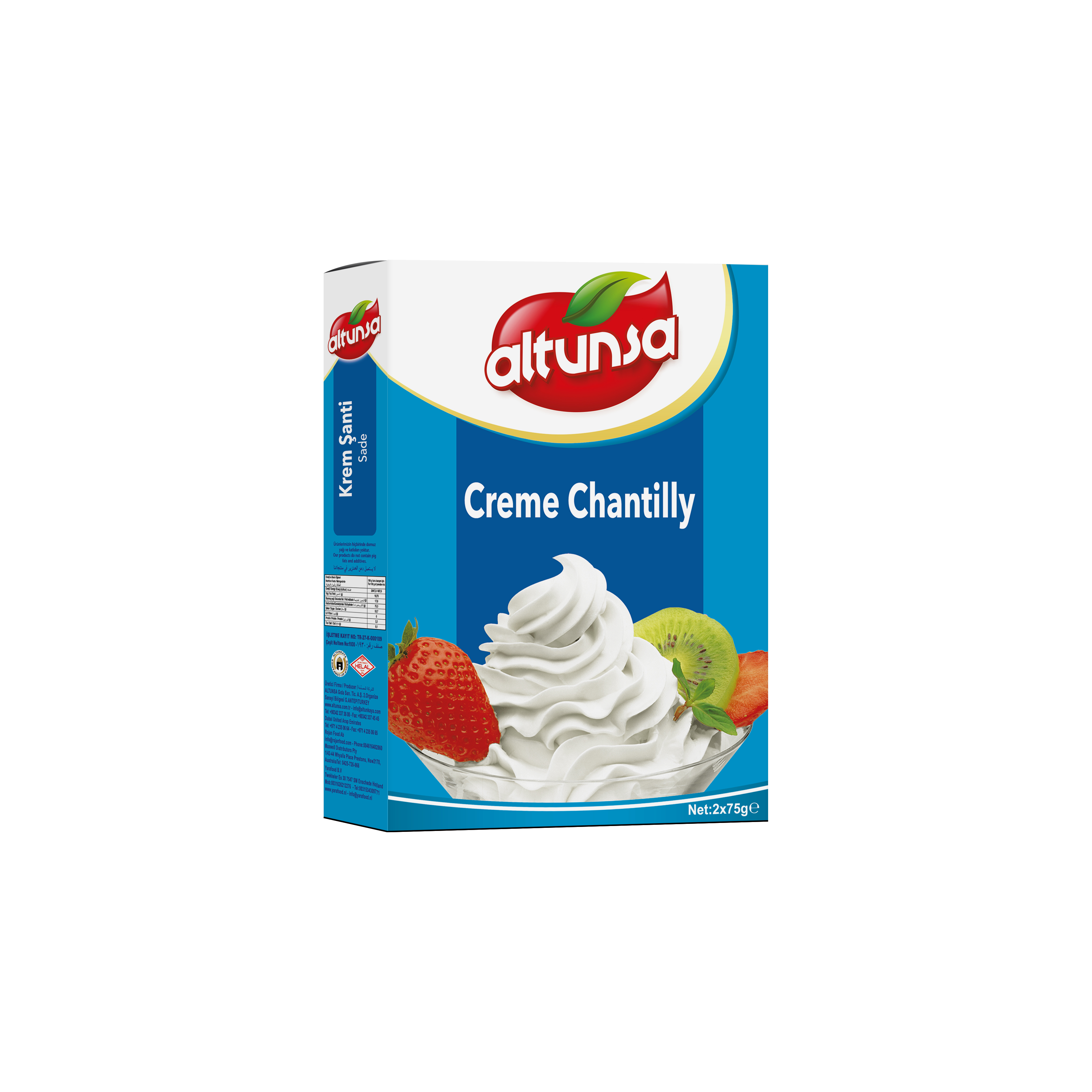 Altunsa Gräddpulver Vanlig 150 G x 12